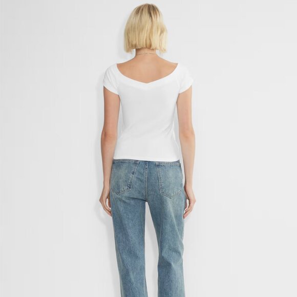 Tna HOMESTRETCH™ OFF-SHOULDER TOP (Black, M) - Picture 9 of 9